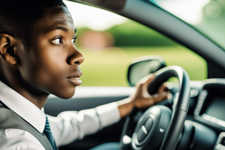 Guy studying the basic knowledge of a motor vehicle for the learners licence