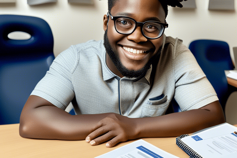 A guy waiting ready to write the exam