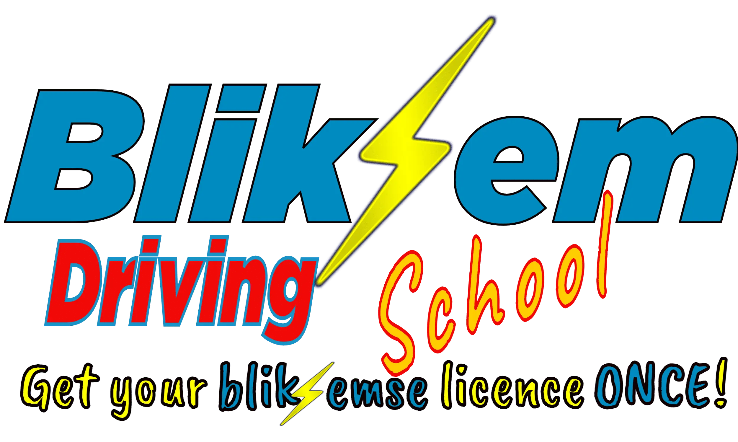 Bliksem Driving School logo